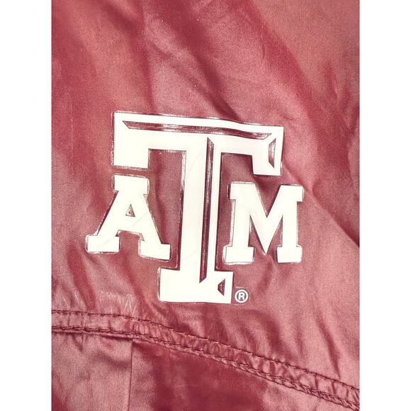 Texas A&M Aggies Columbia Woven Windbreaker Rain Jacket Maroon Mens XL NCAA ATM - Picture 4 of 12